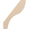 Ekena Millwork 3-inch W x 14-inch D x 18-inch H Geneva Rough Cedar Woodgrain TimberThane Knee Brace, Primed BRCUR03X14X18GNVRCPR - alternate 5